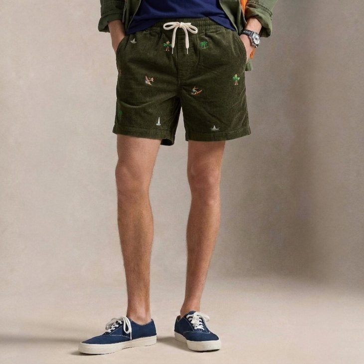 POLO RALPH LAUREN 15 CM POLO PREPSTER CORDUROY SHORT