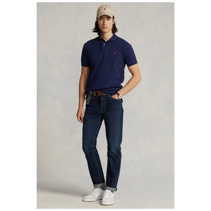 POLO RALPH LAUREN THE EARTH CUSTOM SLIM FIT POLO SHIRT
