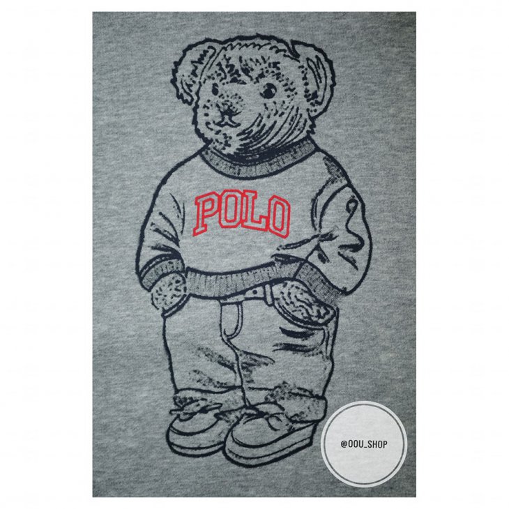 POLO RALPH LAUREN POLO BEAR COTTON SWEATSHIRT
