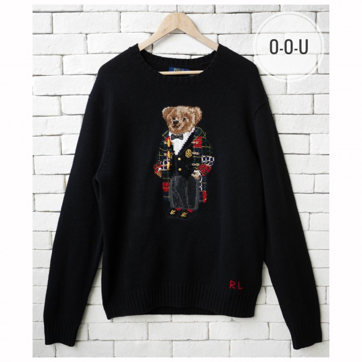 POLO RALPH LAUREN POLO BEAR WOOL SWEATER