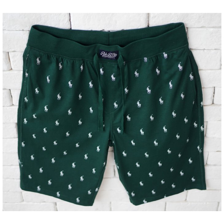 POLO RALPH LAUREN ALLOVER PONY PAJAMA SHORT