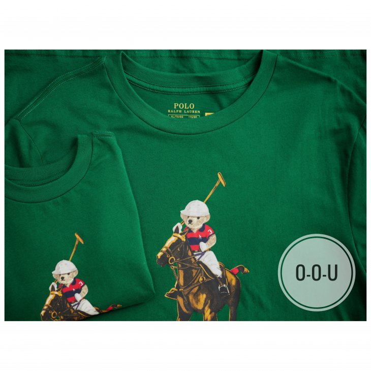 POLO RALPH LAUREN KIDS POLO BEAR & BIG PONY COTTON T-SHIRT