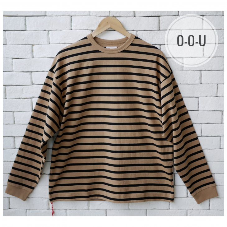 BEAMS JAPAN STRIPED LONG SLEEVE TEE