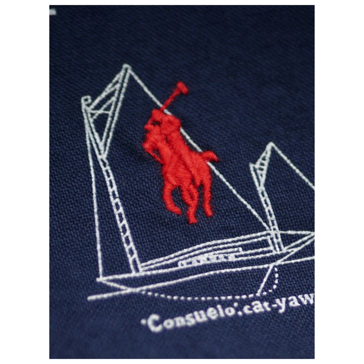 POLO RALPH LAUREN CLASSIC FIT NAUTICAL PRINT OXFORD SHIRT