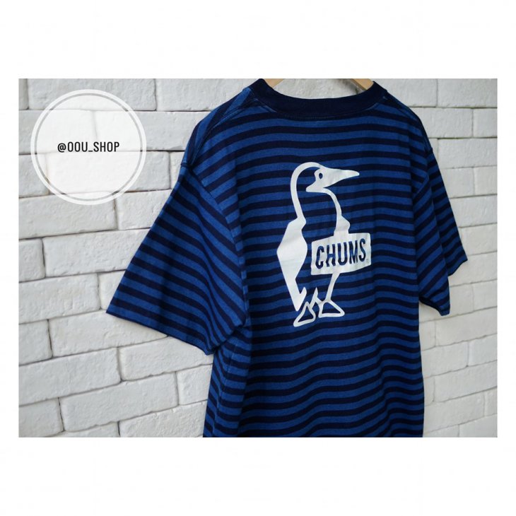 CHUMS INDIGO SHORT SLEEVE T-SHIRT