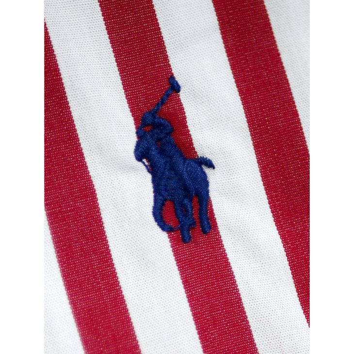 POLO RALPH LAUREN KIDS STRIPED COTTON POPLIN SHIRT