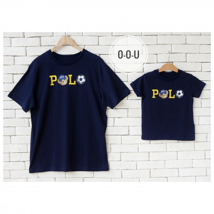 POLO RALPH LAUREN BOYS POLO BEAR & SOCCER COTTON T-SHIRT