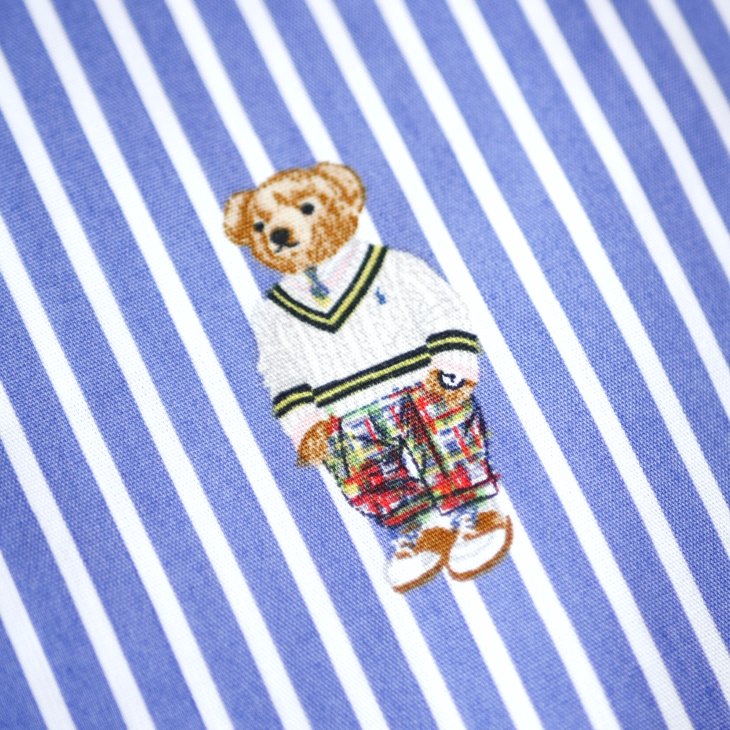 POLO RALPH LAUREN POLO BEAR STRIPED PYJAMA SHORT
