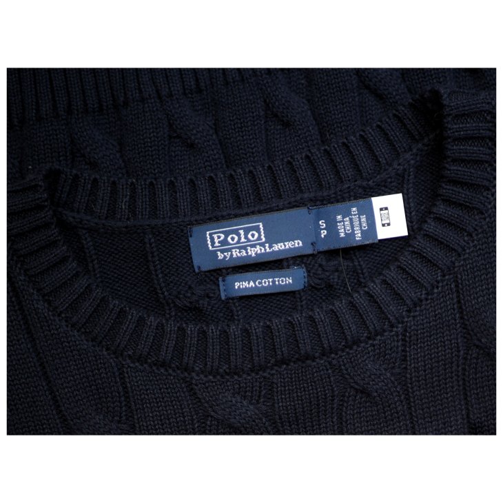 ️POLO RALPH LAUREN WOMEN CABLE-KNIT COTTON SHORT-SLEEVE SWEATER