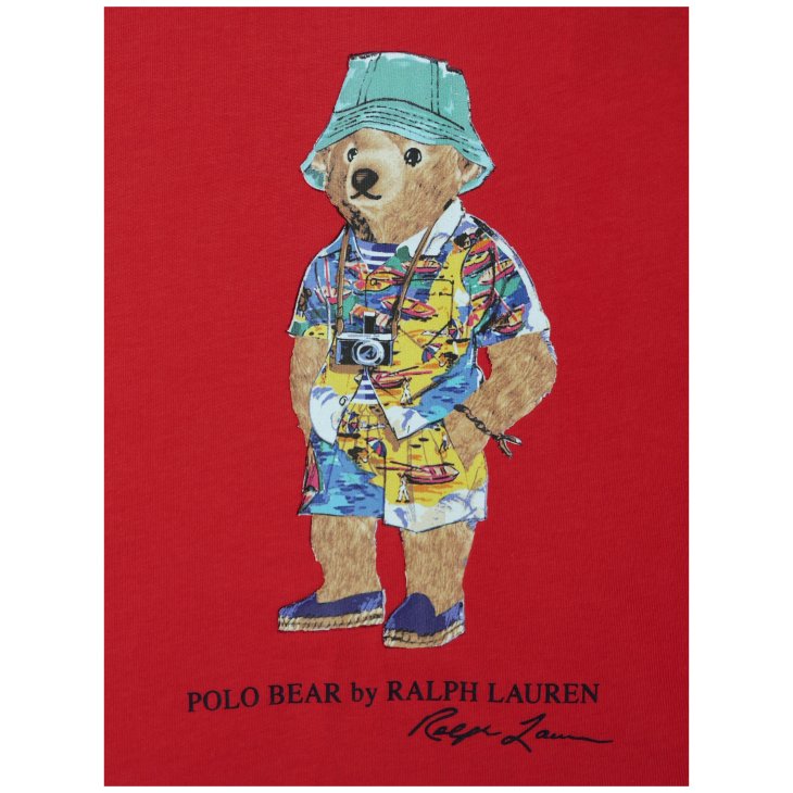 POLO RALPH LAUREN BOYS POLO BEAR COTTON JERSEY TEE