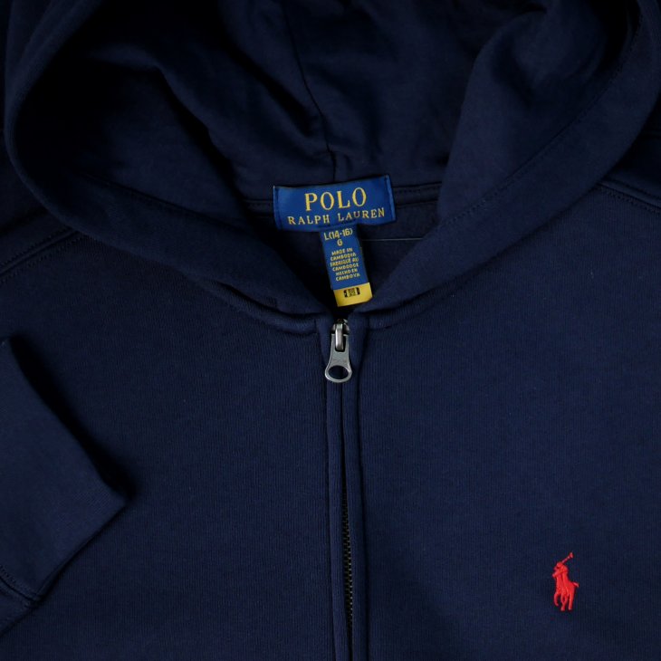 POLO RALPH LAUREN BOYS FLEECE FULL-ZIP HOODIE