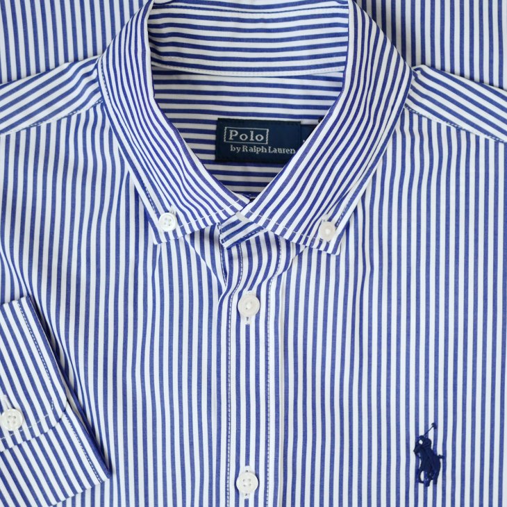 POLO RALPH LAUREN WOMEN SLIM FIT STRIPED COTTON SHIRT