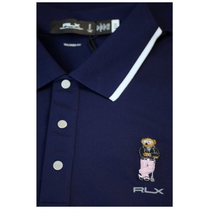 POLO RALPH LAUREN RLX TAILORED FIT POLO BEAR POLO SHIRT