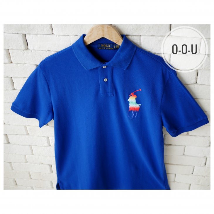 POLO RALPH LAUREN CUSTOM FIT BIG PONY MESH POLO SHIRT
