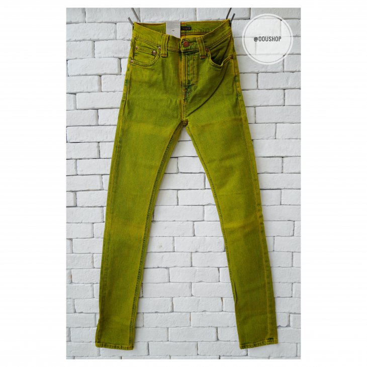 NUDIE JEANS  HIGH KAI ORG ICON YELLOW
