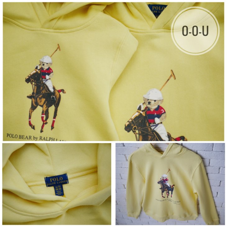POLO RALPH LAUREN POLO BEAR & BIG PONY BOYS FLEECE HOODIE