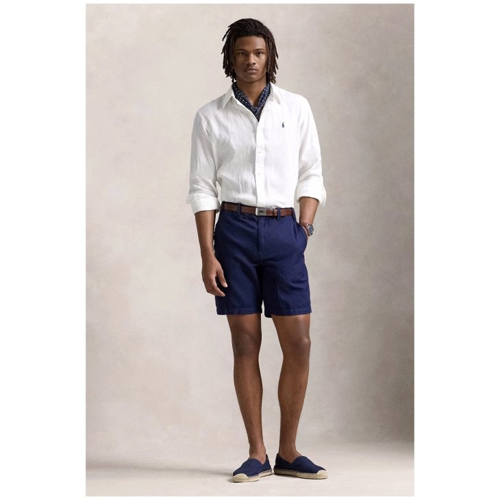 POLO RALPH LAUREN SLIM FIT LINEN SHIRT