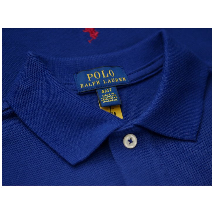 POLO RALPH LAUREN KIDS POLO PONY COTTON MESH POLO SHIRT
