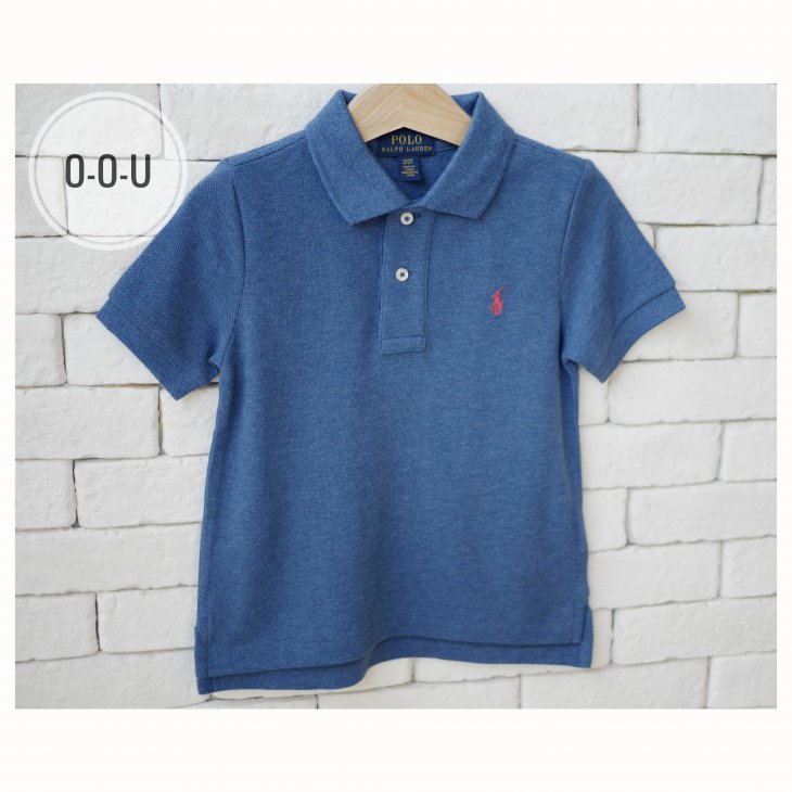 POLO RALPH LAUREN KIDS COTTON MESH POLO SHIRT