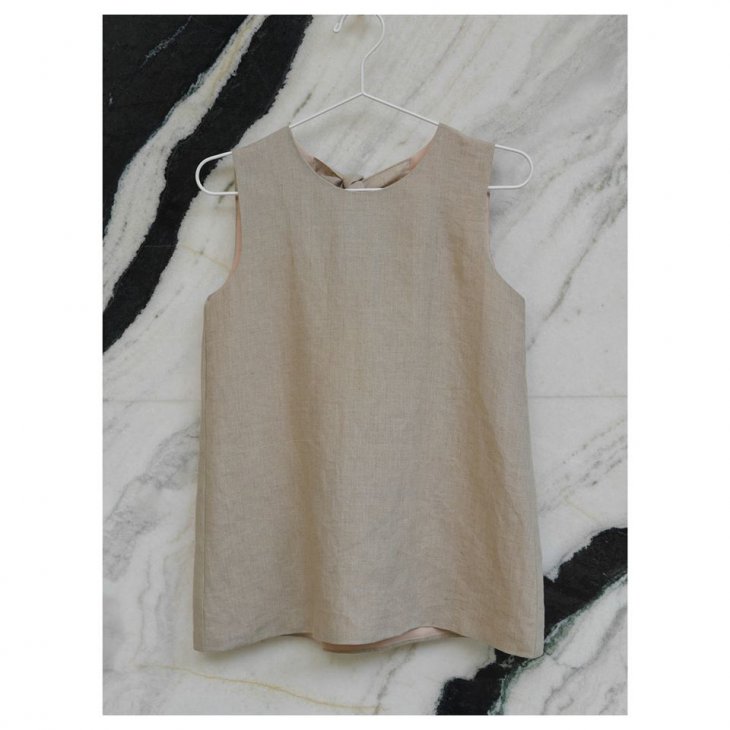 Sleeveless Tie Bow