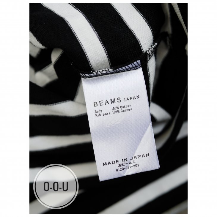 BEAMS JAPAN STRIPED LONG SLEEVE TEE