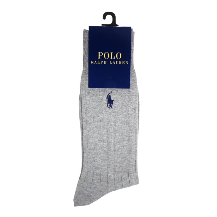 POLO RALPH LAUREN RIBBED DRESS SOCKS