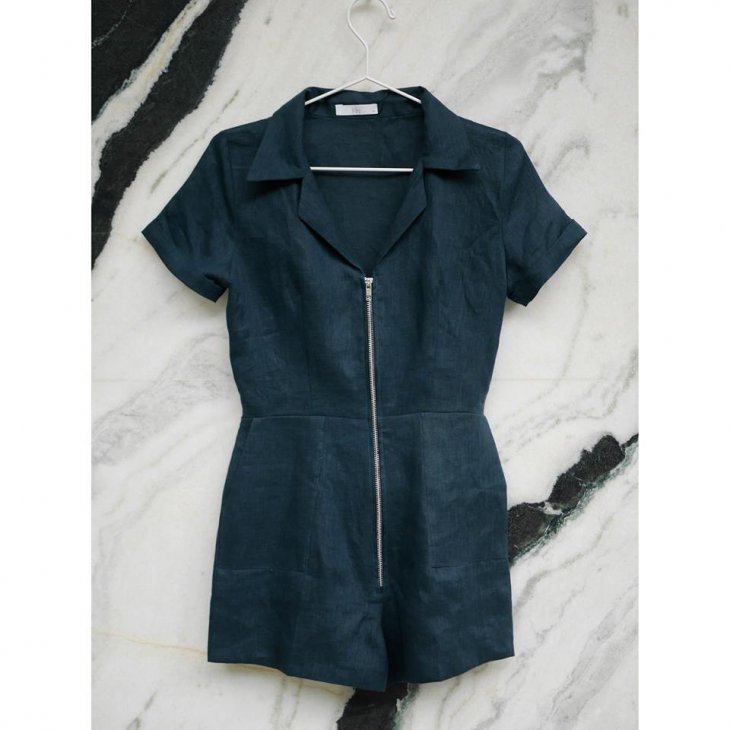 VELA FRONT ZIPPER JUMPSUIT