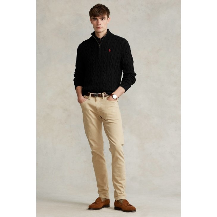 POLO RALPH LAUREN CABLE-KNIT WOOL-CASHMERE JUMPER
