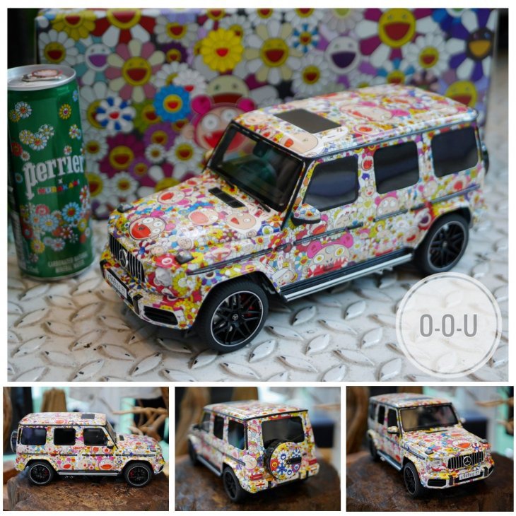 1/18 GT SPIRIT MERCEDES-BENZ G-CLASS G63 AMG KAIKAI KIKI TAKASHI MURAKAMI CARTOON