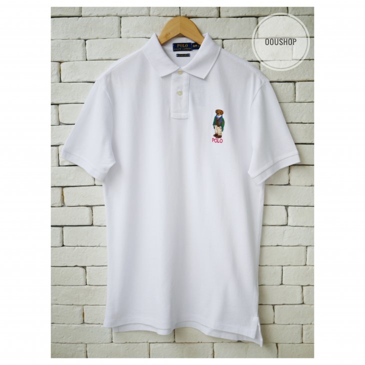 POLO RALPH LAUREN CUSTOM SILM FIT POLO BEAR POLO SHIRT