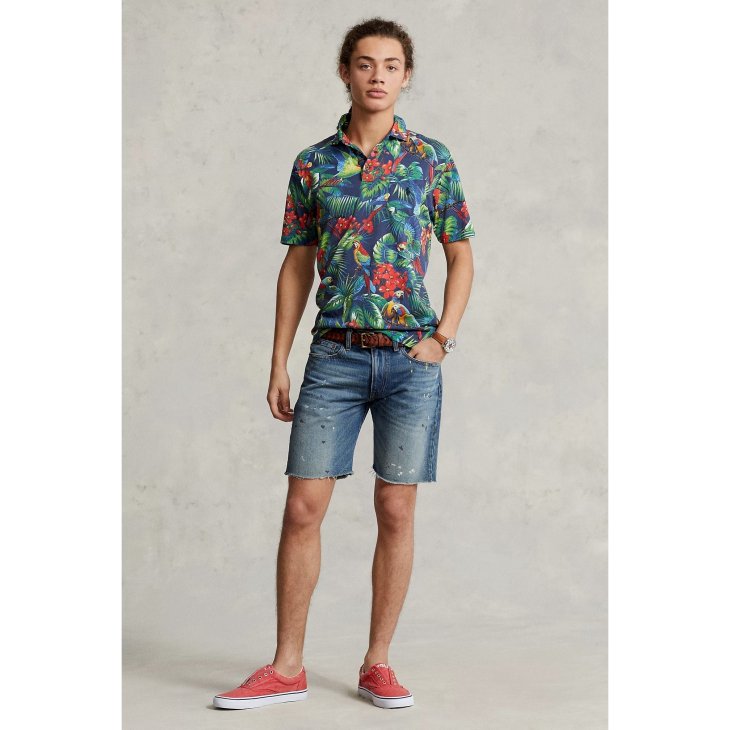POLO RALPH LAUREN CLASSIC FIT TROPICAL JERSEY POLO SHIRT