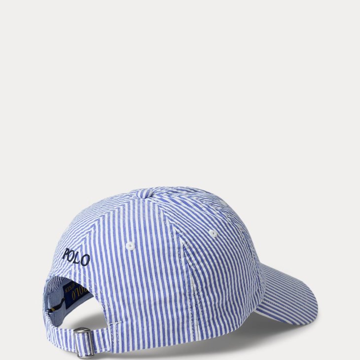 POLO RALPH LAUREN SEERSUCKER BALL CAP
