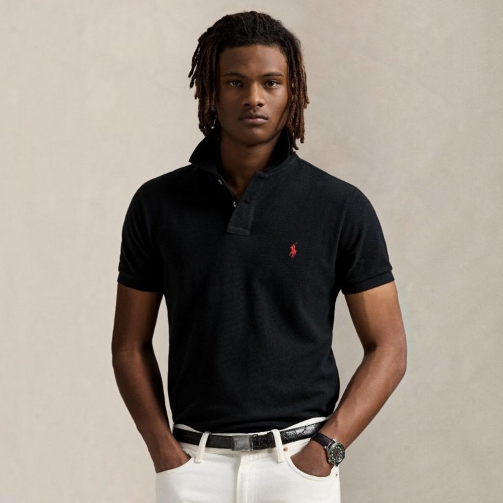 POLO RALPH LAUREN CUSTOM SLIM FIT POLO SHIRT