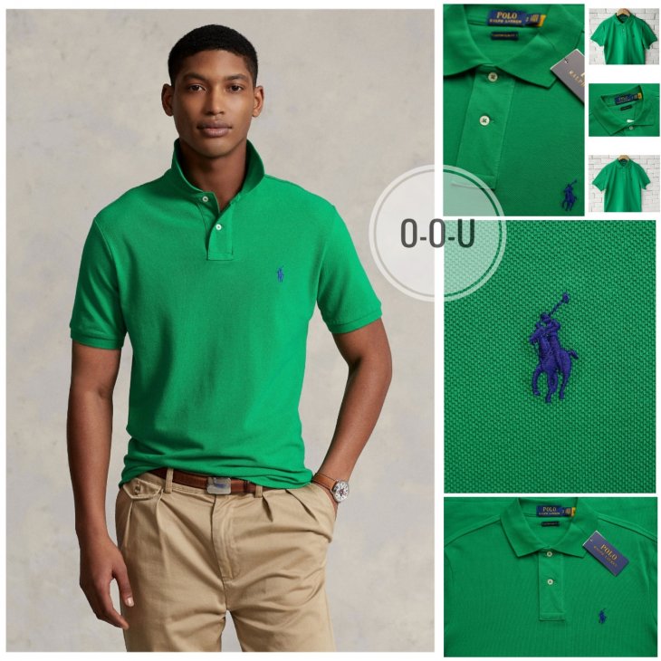 POLO RALPH LAUREN CUSTOM SLIM FIT POLO SHIRT