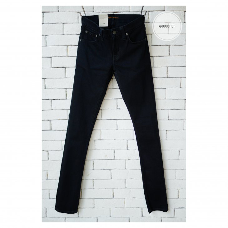 NUDIE JEANS TIGHT LONG JOHN BLACK BLACK
