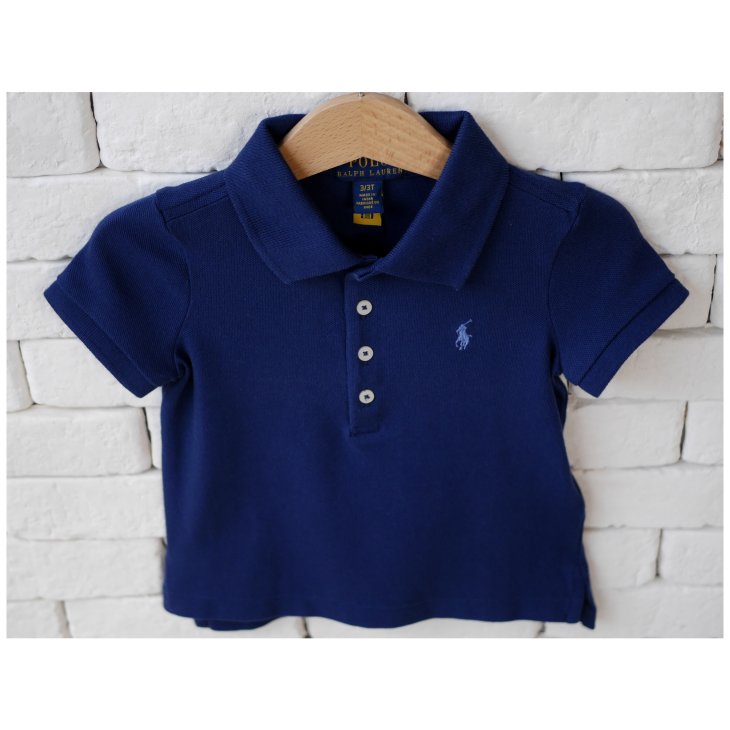 POLO RALPH LAUREN GIRLS STRETCH POLO MESH POLO SHIRT