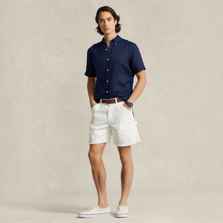 POLO RALPH LAUREN CLASSIC FIT LINEN SHIRT