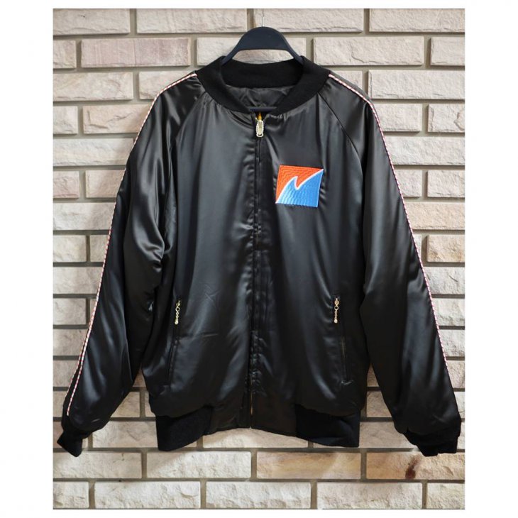 VisVim Embroidered Reversible Satin Souvenir Bomber
