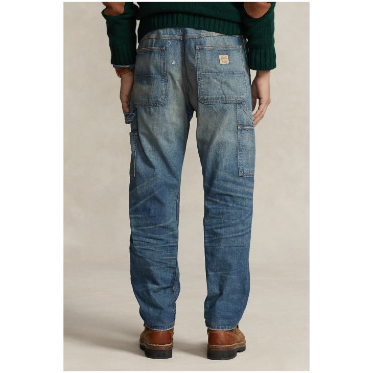 POLO RALPH LAUREN RELAXED FIT DISTRESSED CARPENTER JEAN