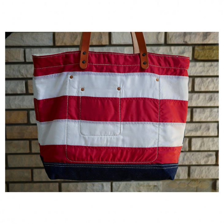 USA FLAG CANVAS TOTE BAG