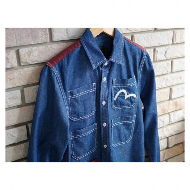 EVISU DENIM SEAGULL SHIRTS