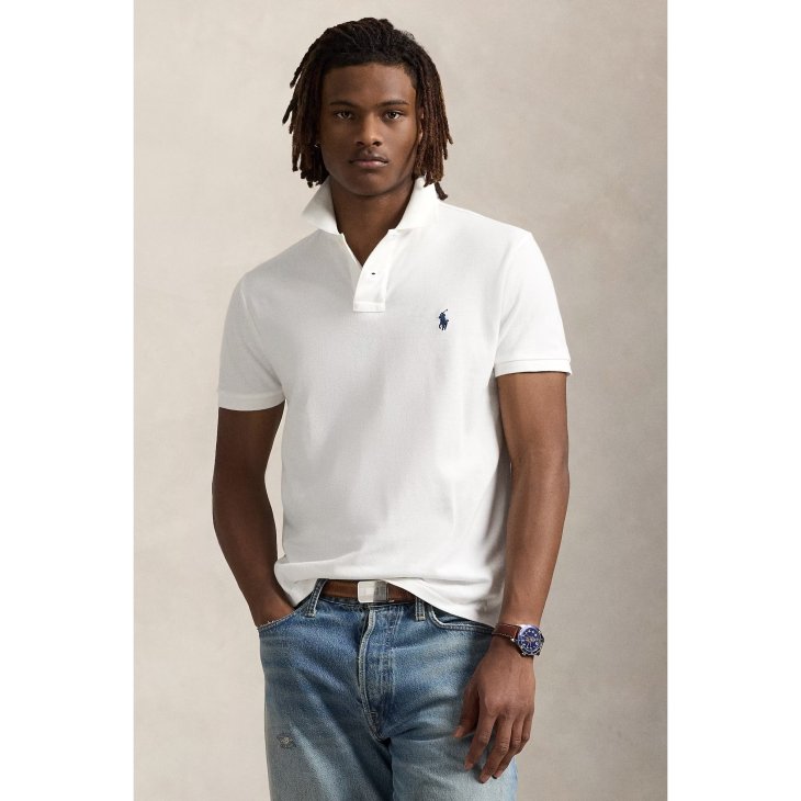 POLO RALPH LAUREN CUSTOM SLIM FIT POLO SHIRT