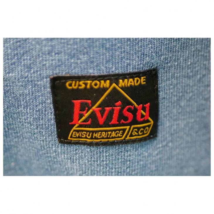 EVISU DRAGON AND LOGO EMBROIDERED SWEATSHIRT
