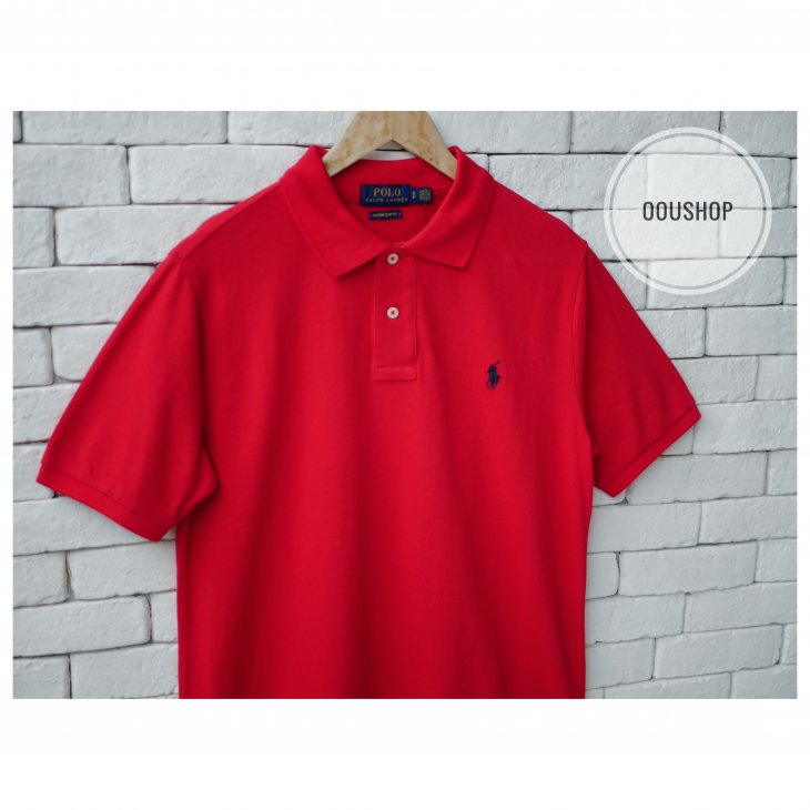POLO RALPH LAUREN CUSTOM SLIM FIT POLO SHIRT