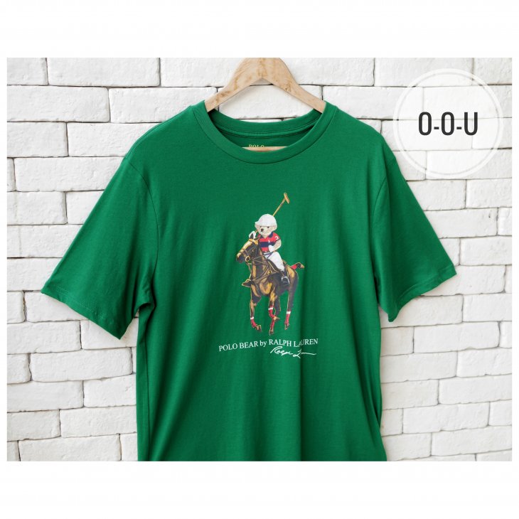 POLO RALPH LAUREN BOYS POLO BEAR & BIG PONY COTTON T-SHIRT