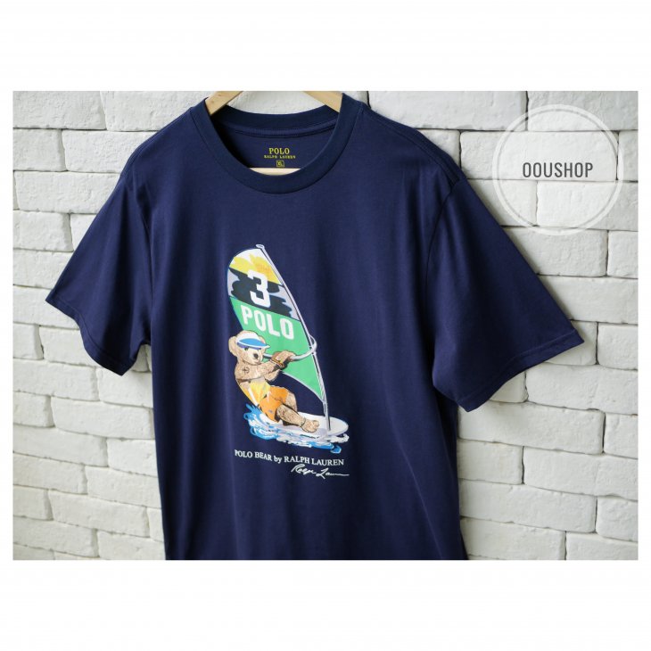POLO RALPH LAUREN POLO BEAR BOYS COTTON JERSEY TEE