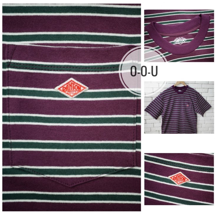 DANTON STRIPE POCKET TEE
