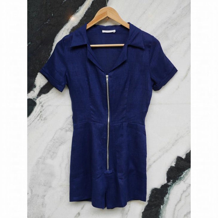 VELA FRONT ZIPPER JUMPSUIT