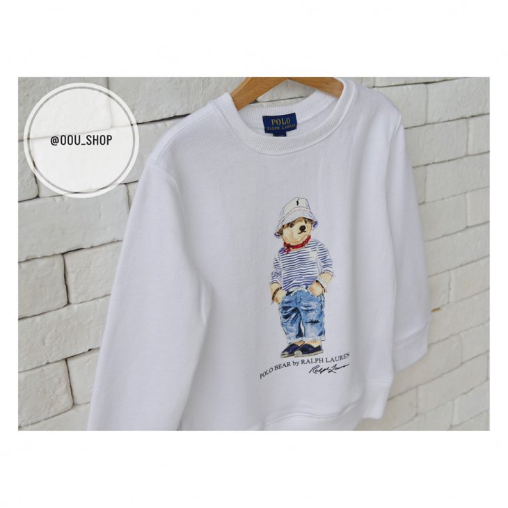 POLO RALPH LAUREN POLO BEAR KIDS SWEATSHIRTS