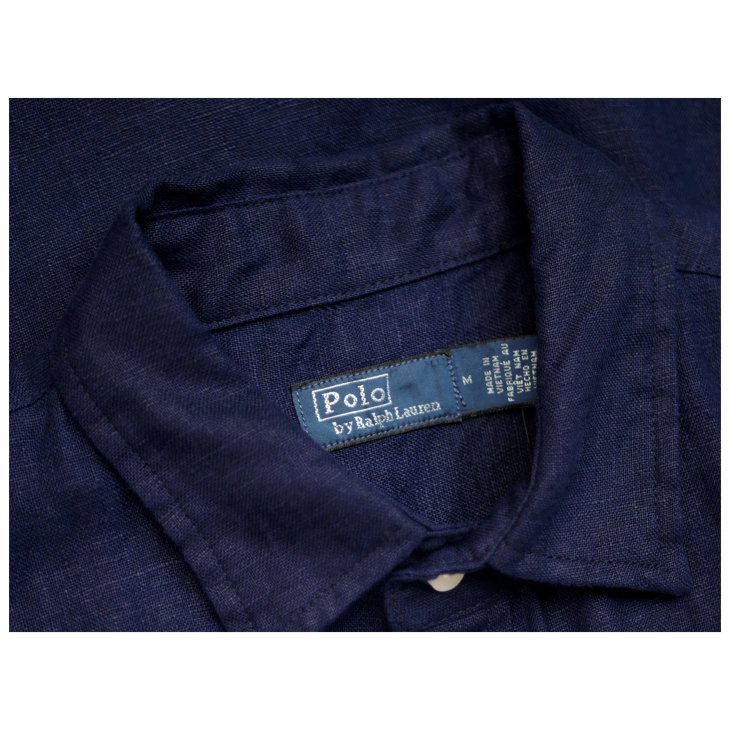 POLO RALPH LAUREN LINEN SHORT SLEEVE SHIRTDRESS